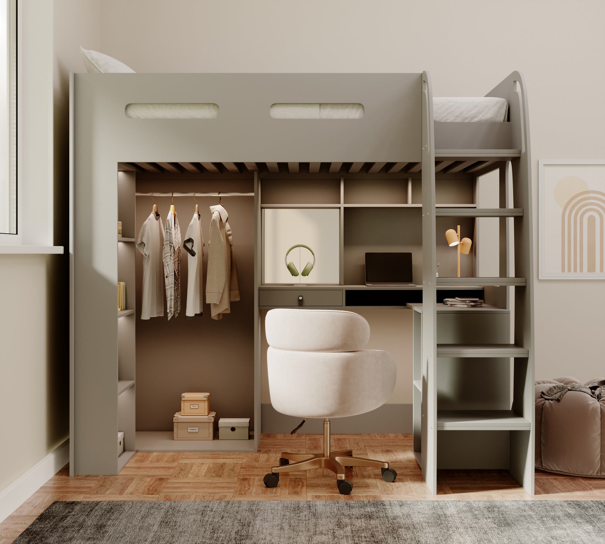 arlo-high-sleeper-with-wardrobe-desk-shelves