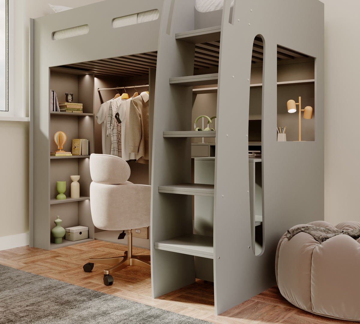arlo-high-sleeper-with-wardrobe-desk-shelves