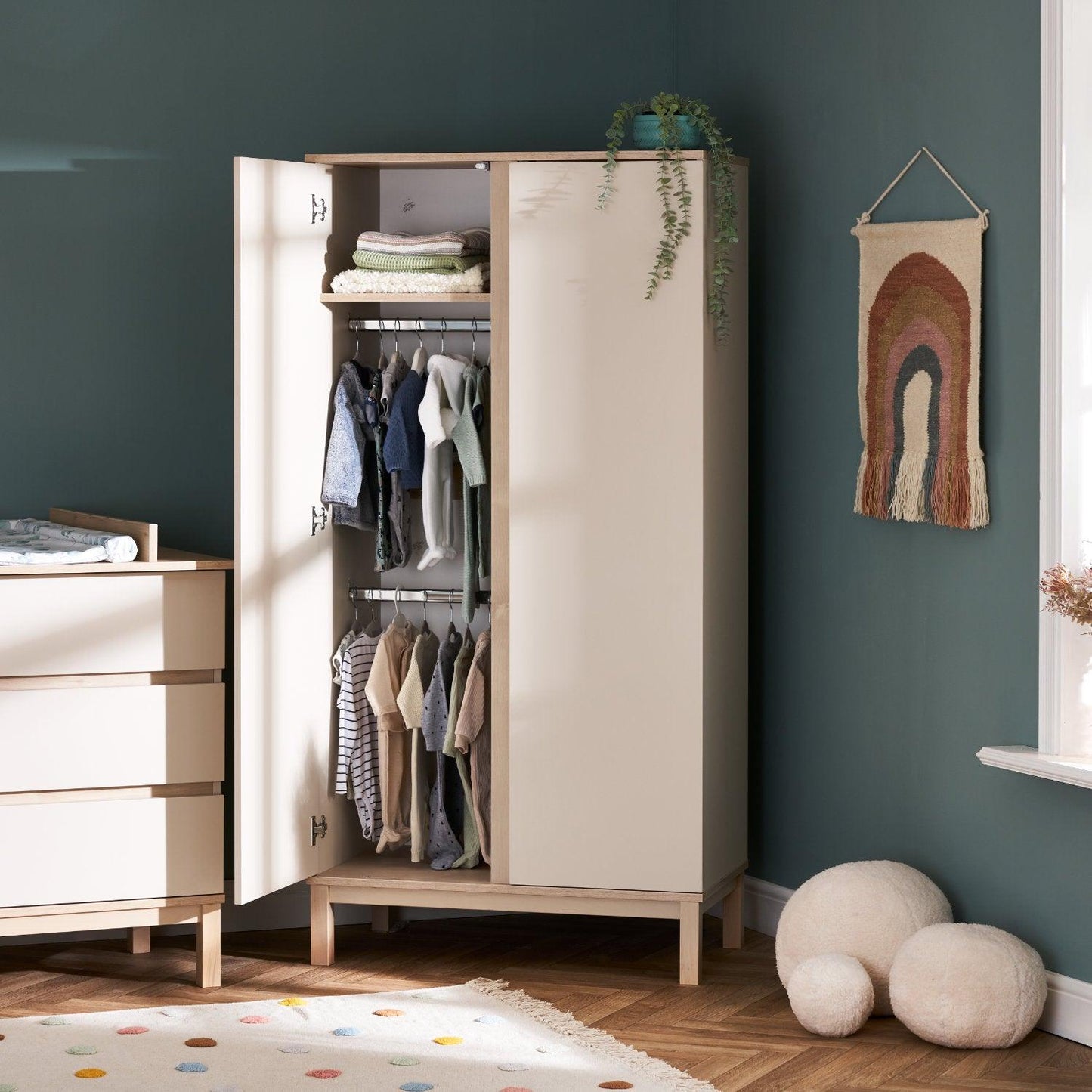 Astrid Double Wardrobe - Millie & Jones