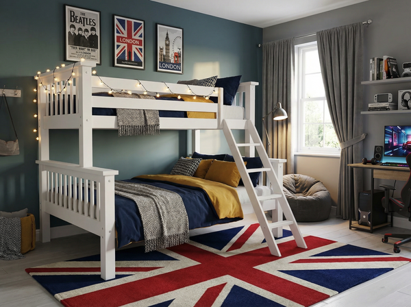 Atlas Solid Pine Detachable Triple Bunk Bed