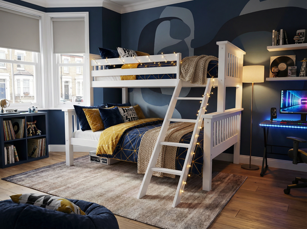 Atlas Solid Pine Detachable Triple Bunk Bed