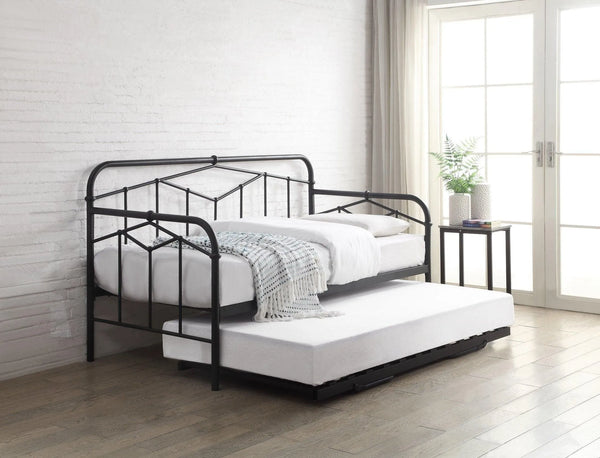 Axton Day Bed - Black or Antique Bronze