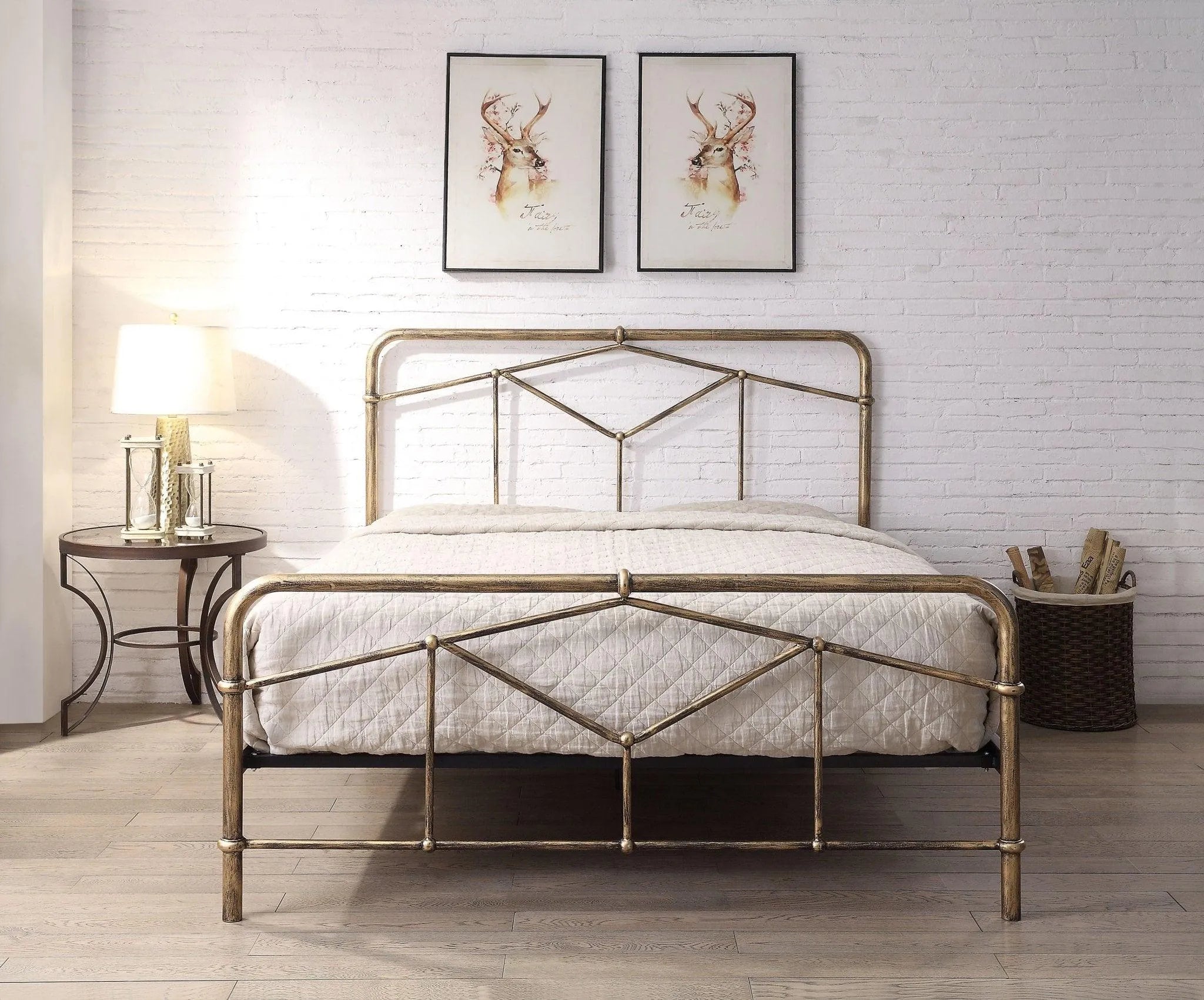 Axton Double Metal Bed - Hover