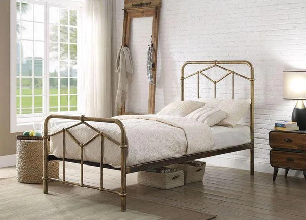 Axton Single Metal Bed