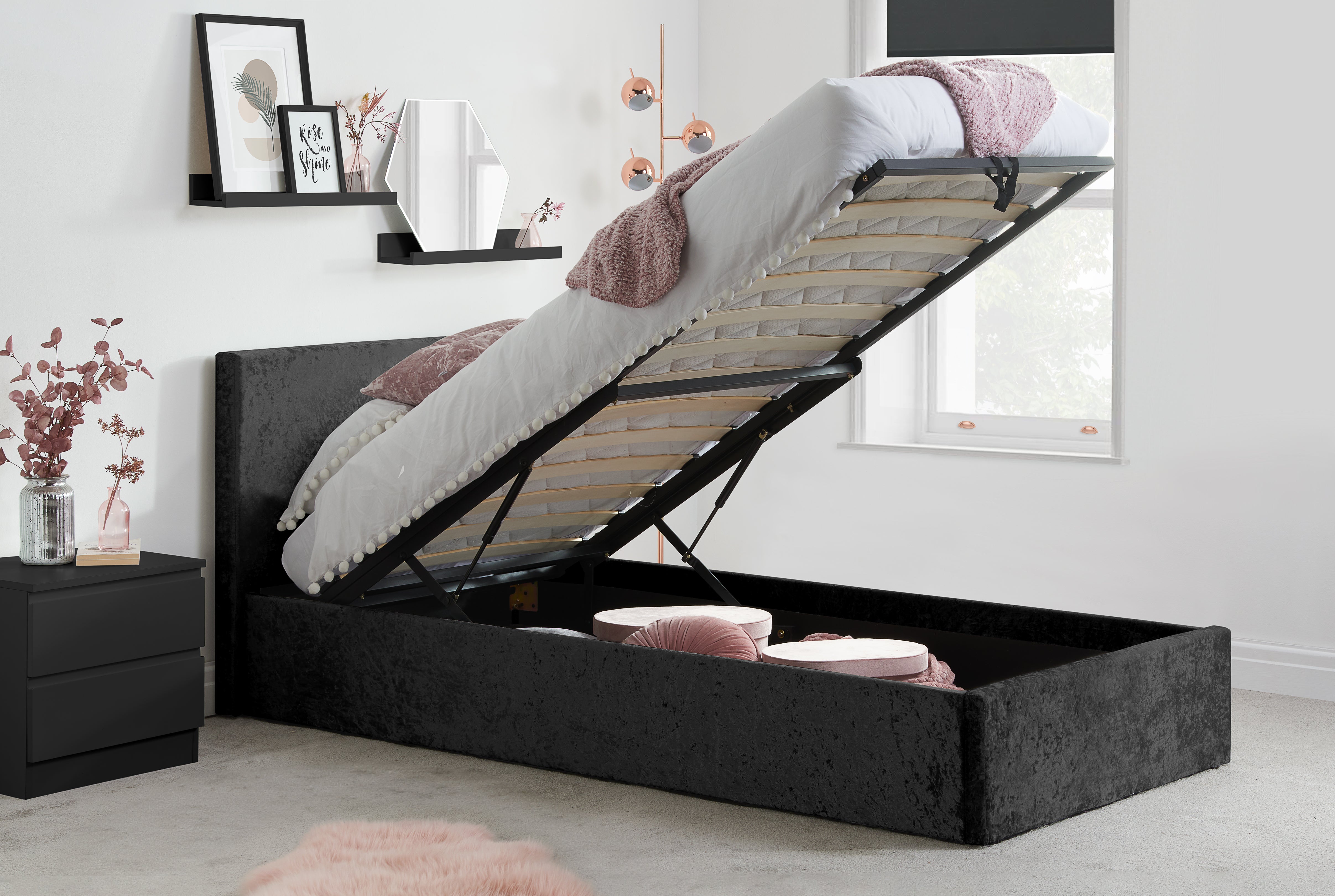 Verona Single Ottoman Bed - Hover