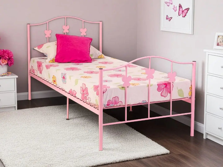 The Annabelle Metal Butterfly Bed