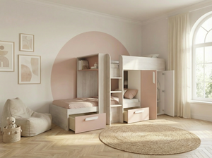Belgravia Bunk Bed with Wardrobe & Drawers