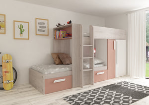 Barca Bunk Beds with Storage & Wardrobe