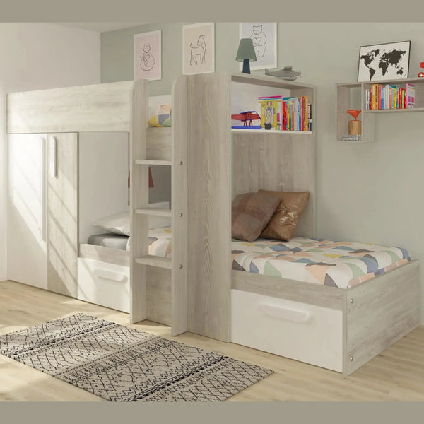Barca Bunk Beds with Storage & Wardrobe