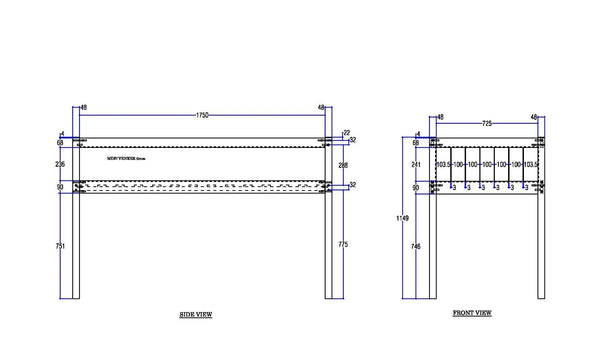 Bea Midsleeper Wooden Cabin Bed