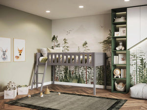 Bea Midsleeper Wooden Cabin Bed