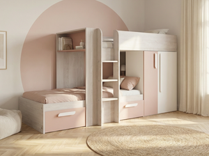 Belgravia Bunk Bed with Wardrobe & Drawers