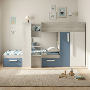 Belgravia Bunk Bed with Wardrobe & Drawers