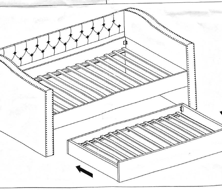 Belmont Fabric Guest Bed