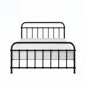 Black Metal Small Double Bed