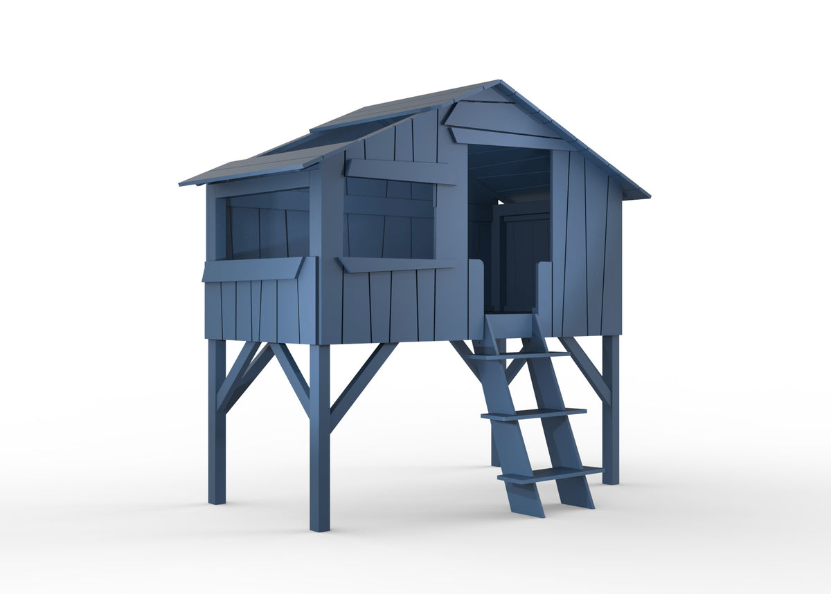 Mathy by Bols Treehouse Bed in Atlantic Blue