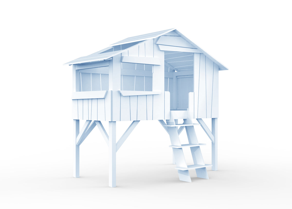 Mathy by Bols Treehouse Bed in Powder Blue