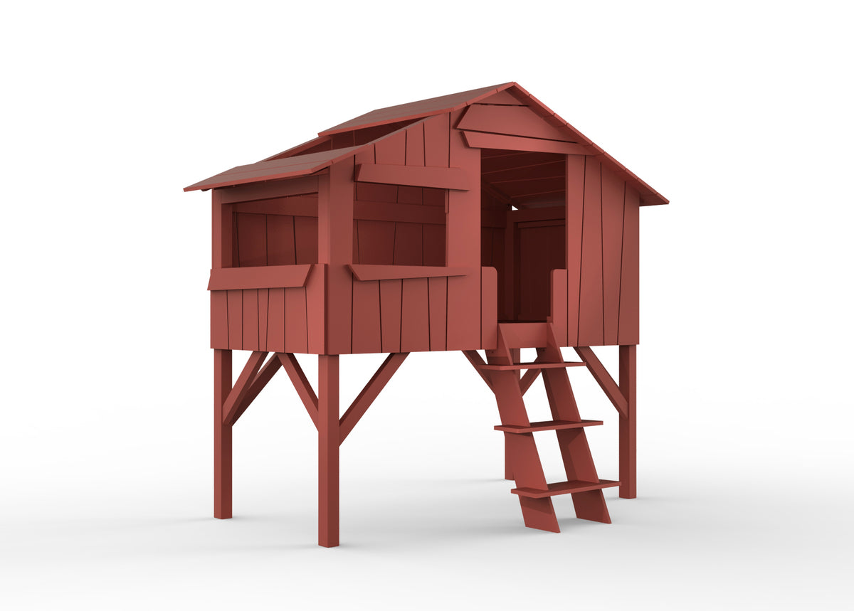 Mathy by Bols Treehouse Bed in Marsala