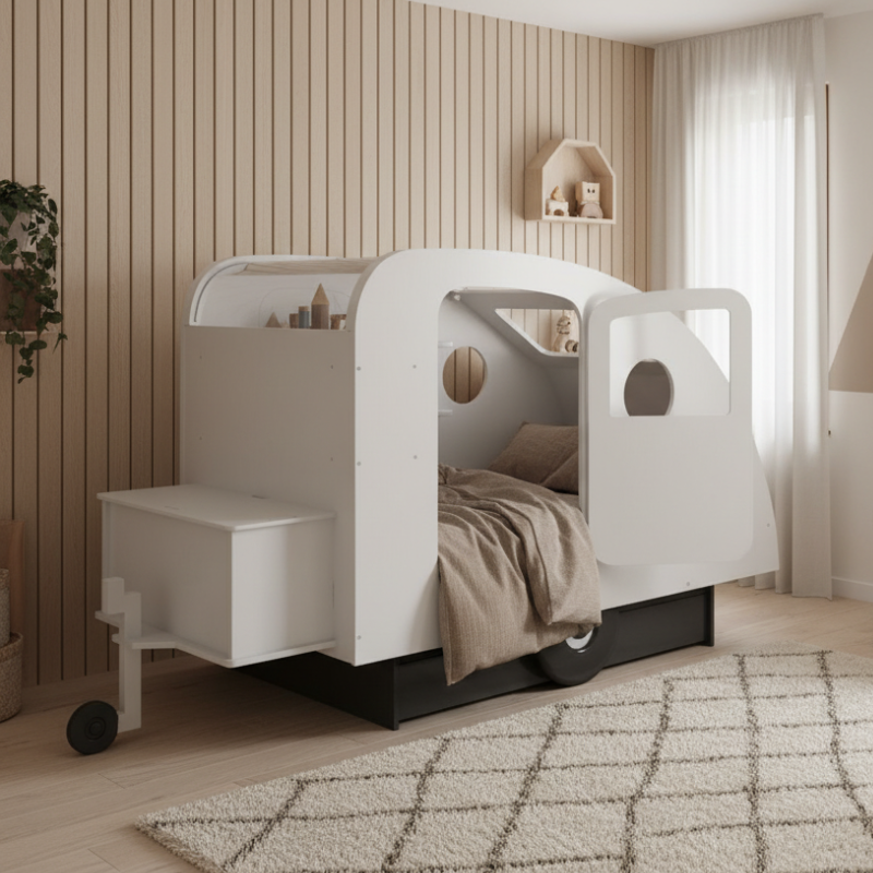 Mathy by Bols Caravan Bed with Storage