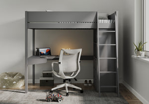 Cambridge High Sleeper Bed with Desk & Storage