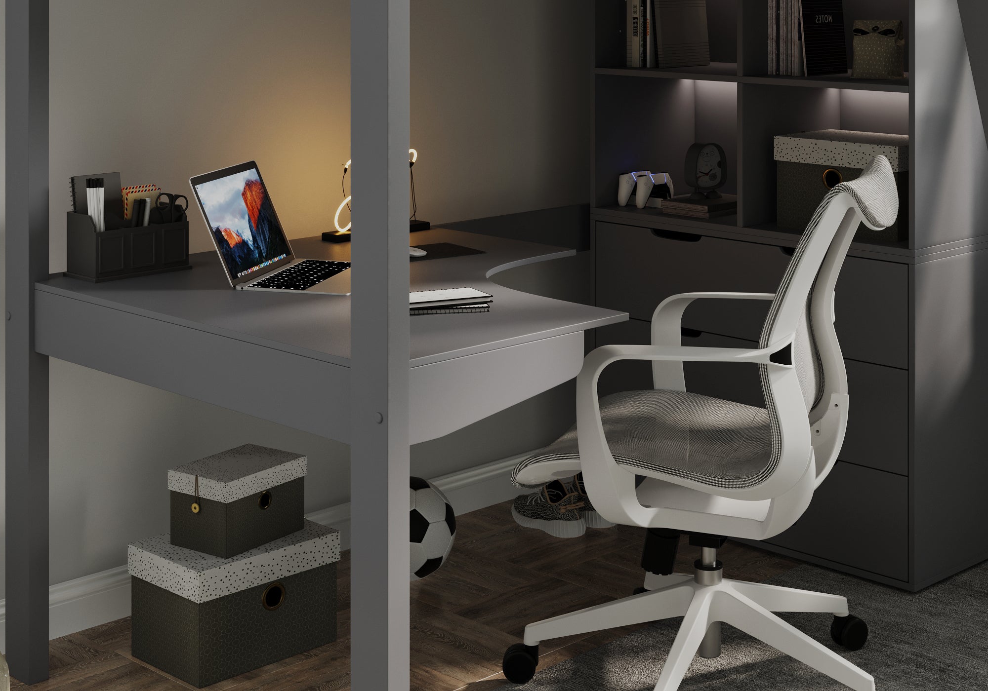 cambridge-solid-pine-high-sleeper-with-desk-storage