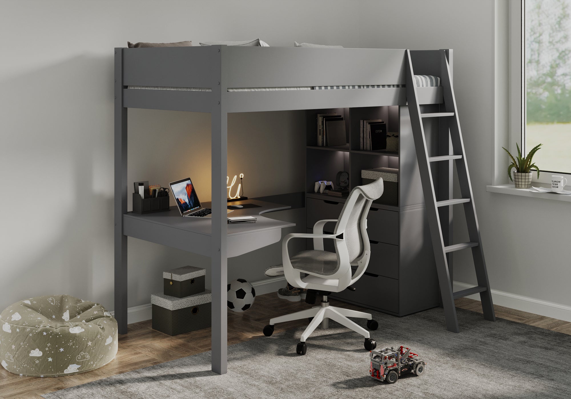 cambridge-solid-pine-high-sleeper-with-desk-storage