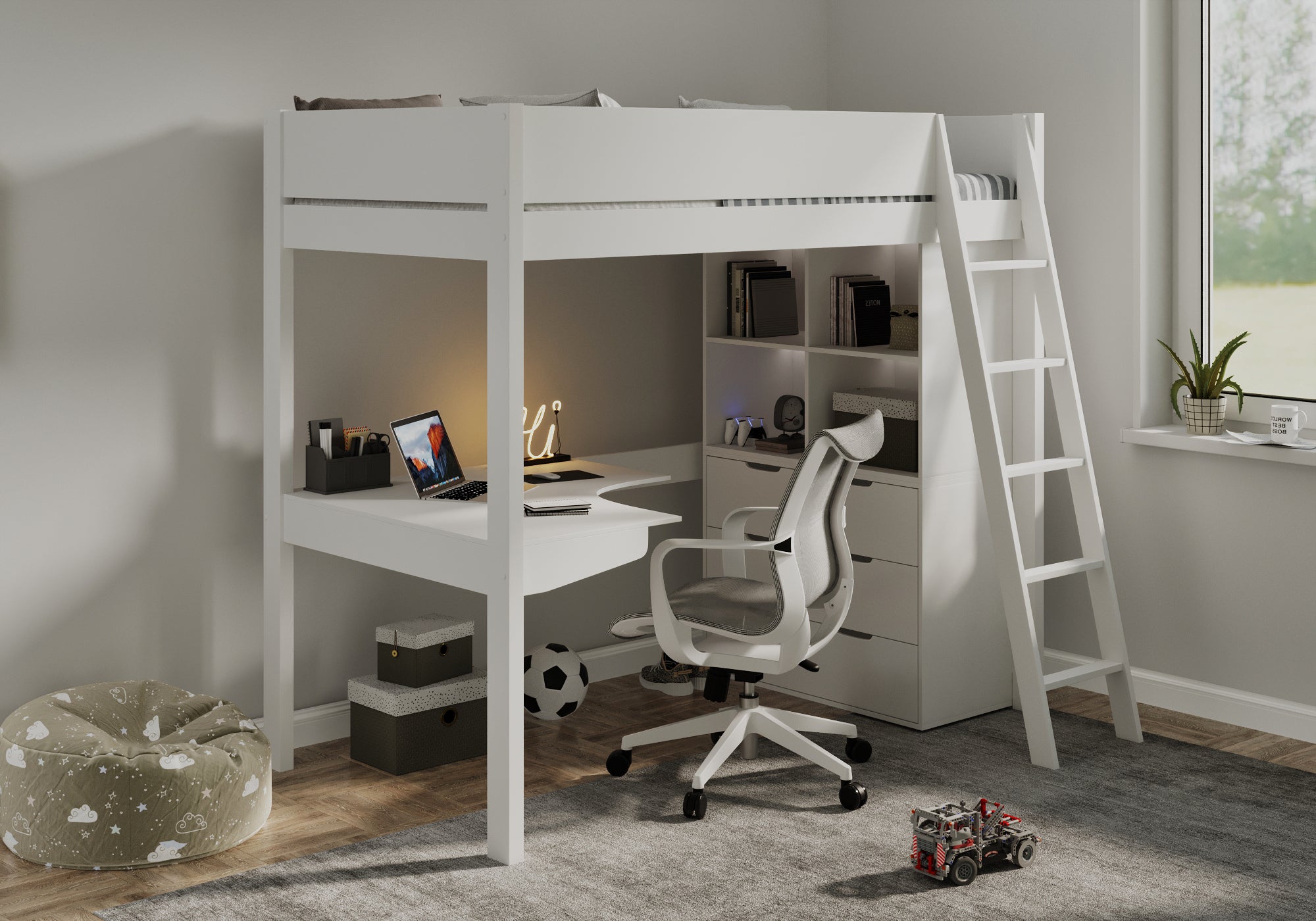 cambridge-solid-pine-high-sleeper-with-desk-storage
