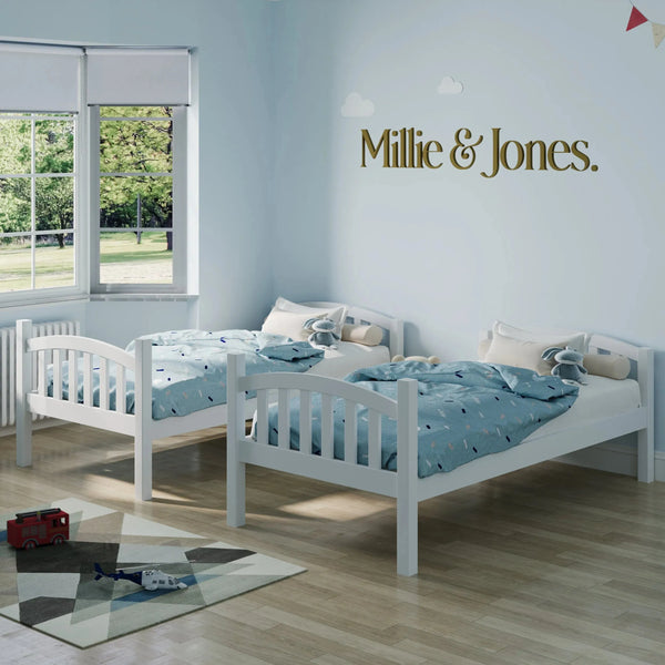 Camden White Detachable Bunk Bed