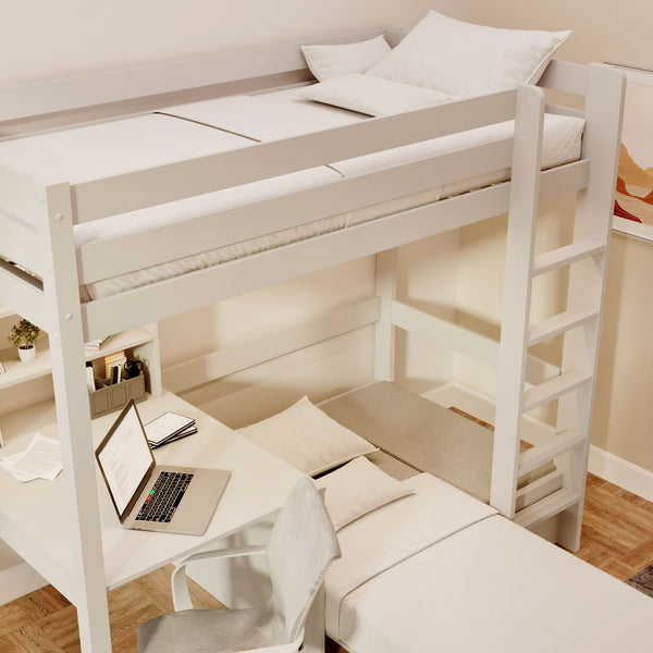 Chelsea Cashmere High Sleeper with Sofa Bed & Desk