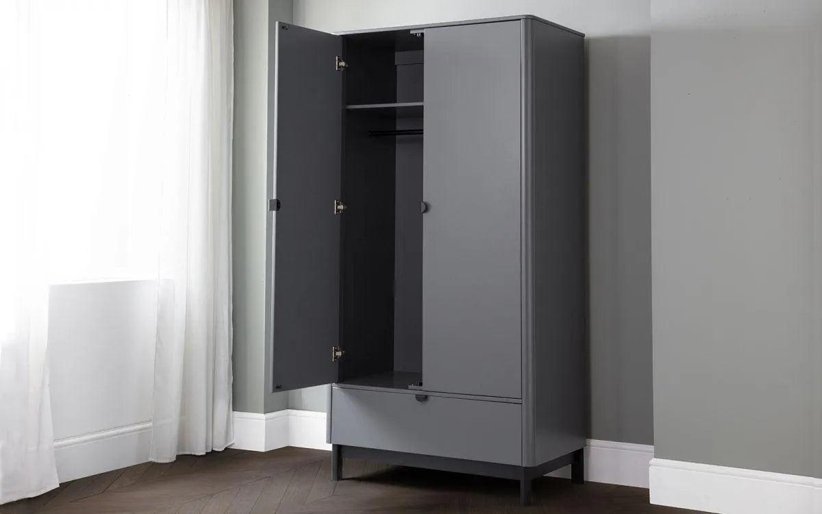 Chloe 2 Door 1 Drawer Wardrobe - Hover