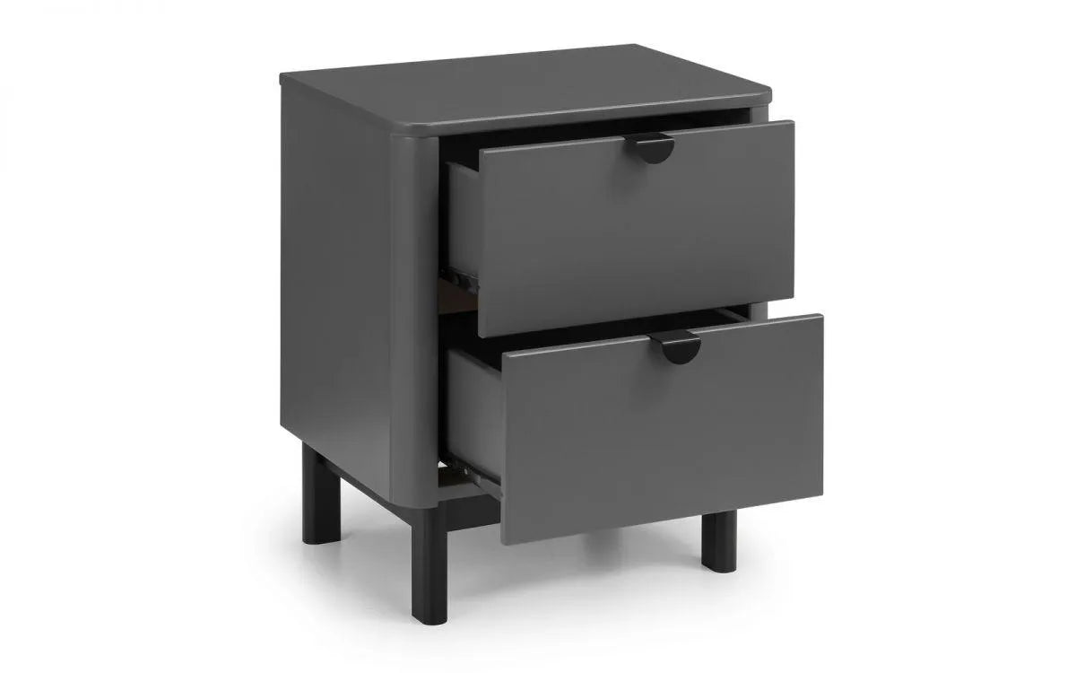 Chloe 2 Drawer Bedside Table - Hover