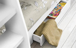 Chunk White Bunk Bed