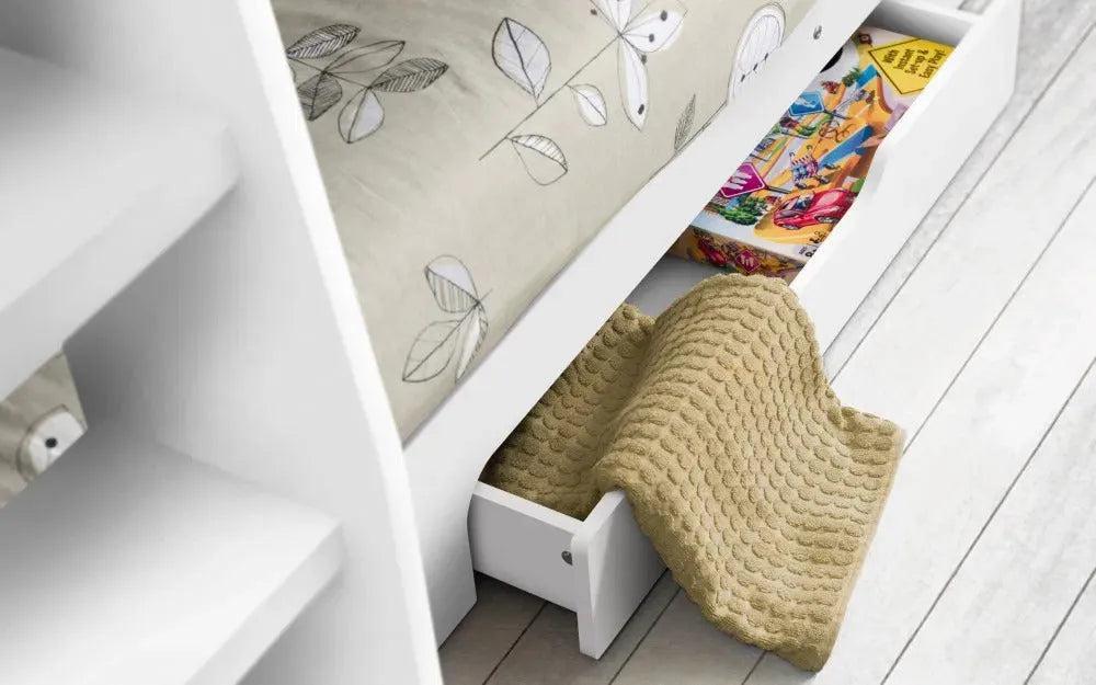 Chunk White Bunk Bed