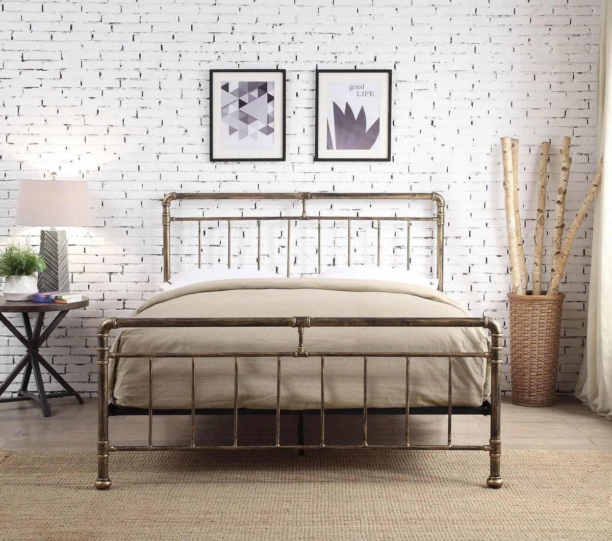 Cilcain Metal Double Bed