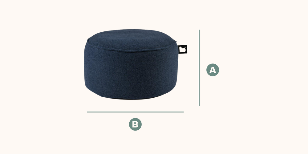 B-Poufe Outdoor dimensions
