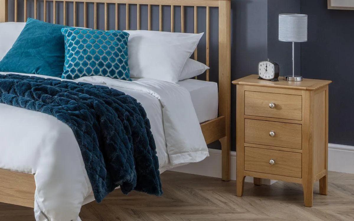 Cotswold 3 Drawer Bedside Table - Hover
