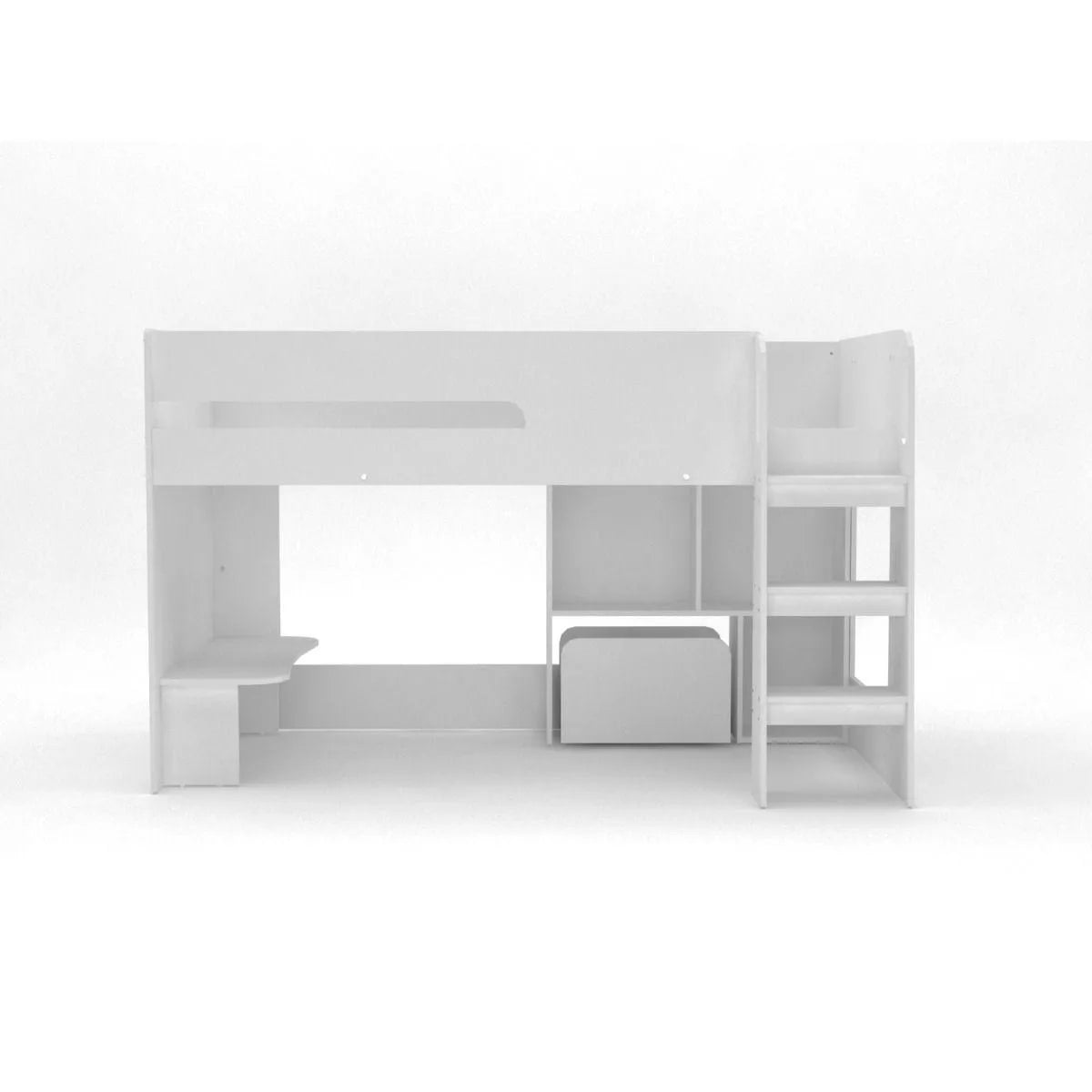 Cubby Mid Sleeper Bed