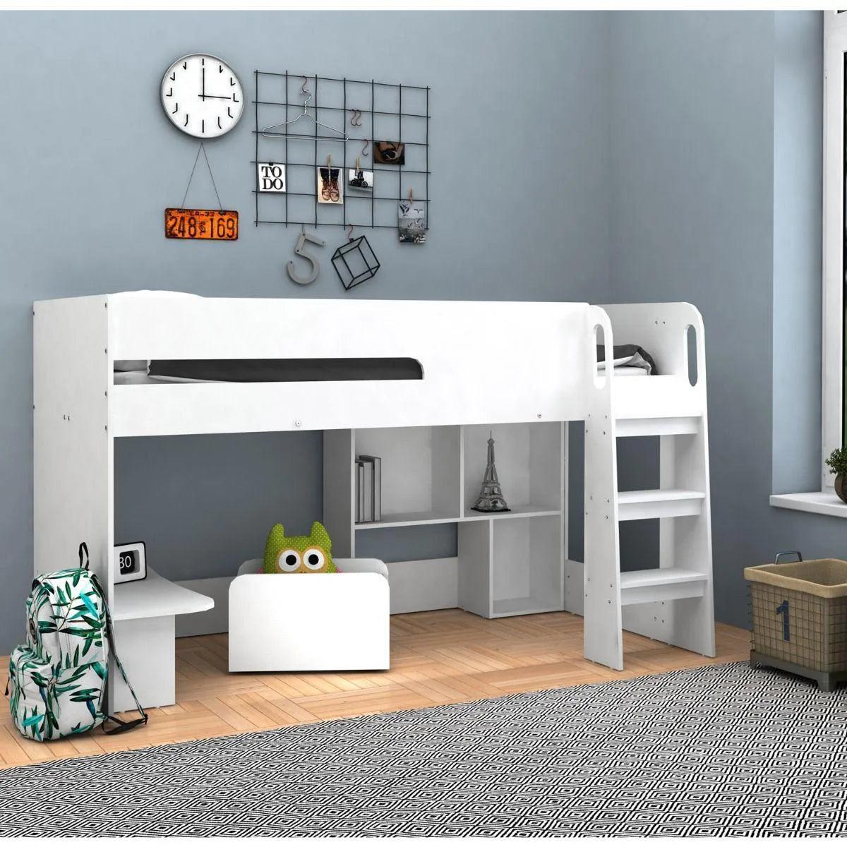 Cubby Mid Sleeper Bed