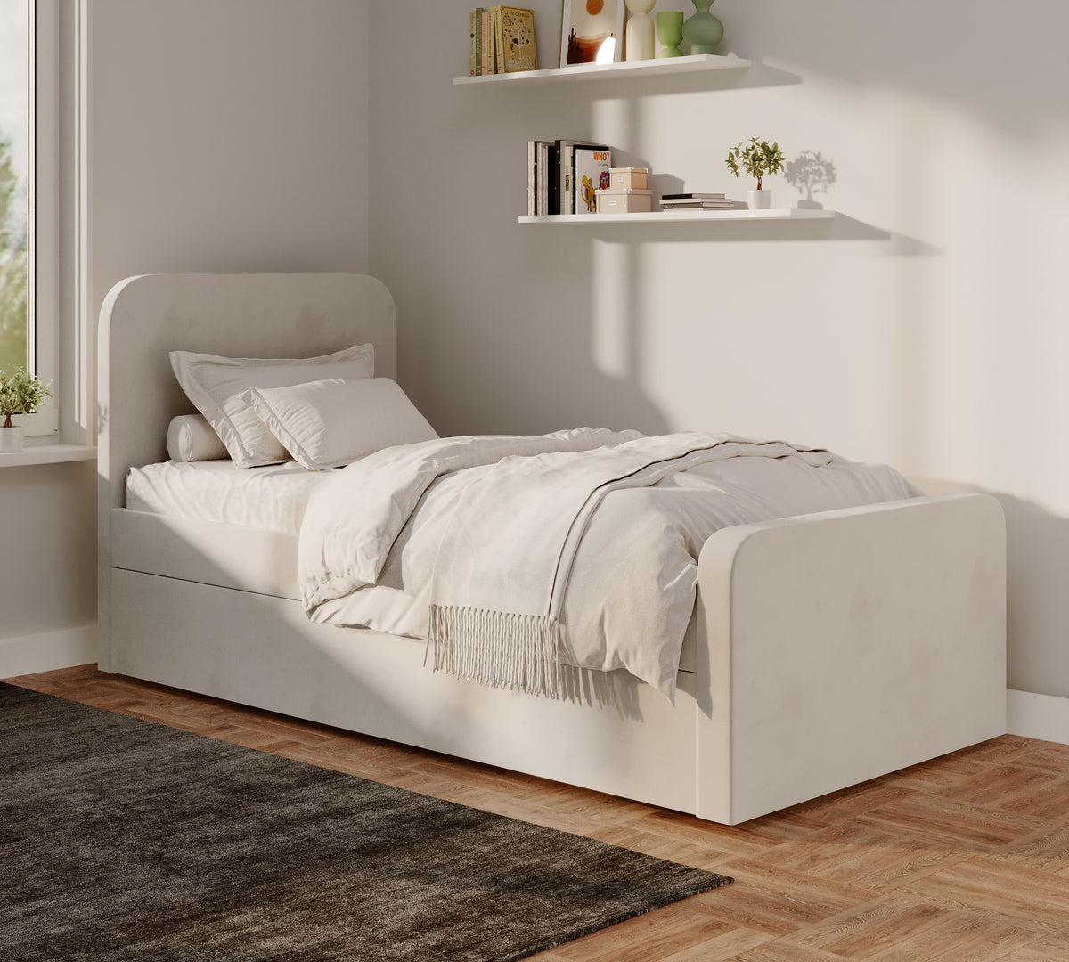 daisy-velvet-single-trundle-bed