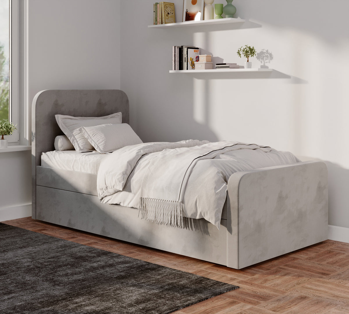 daisy-velvet-single-trundle-bed