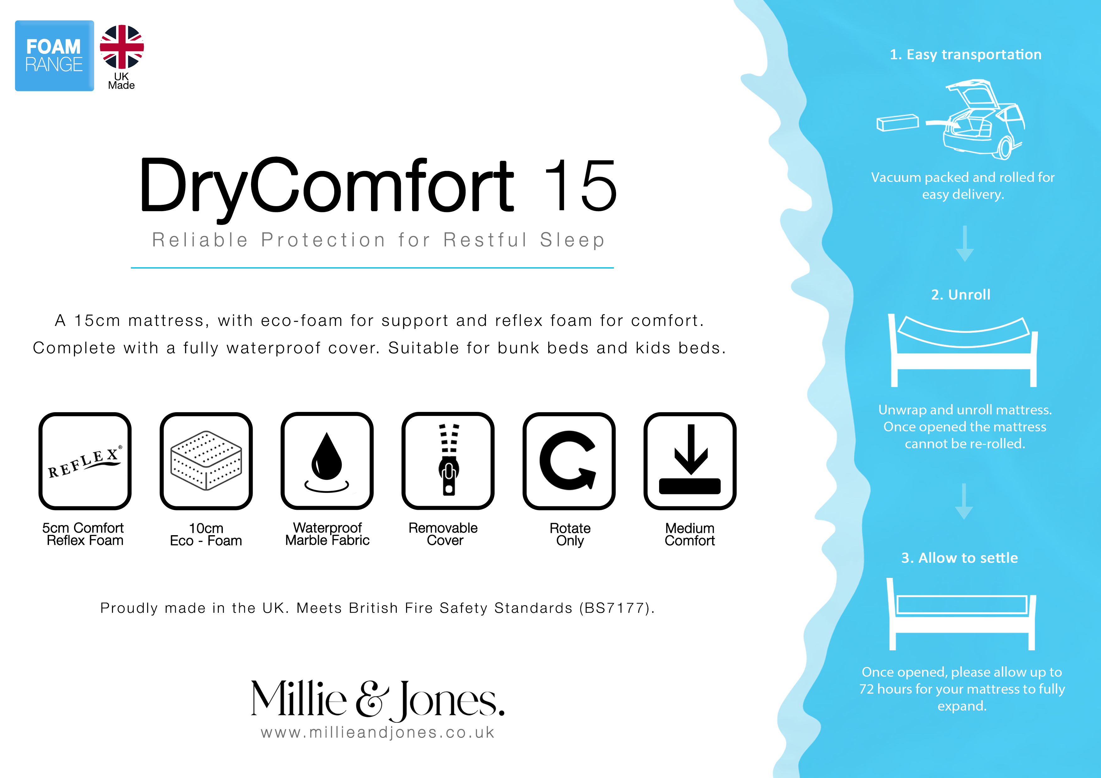drycomfort-15-waterproof-mattress