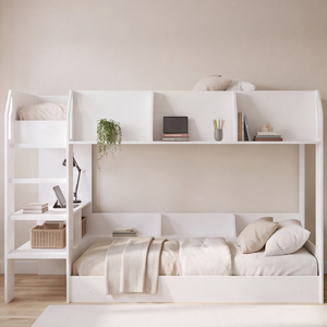 Eclipse Bunk Bed with Storage Shelves