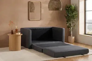 Eli Fold Out Grey Sofa Bed