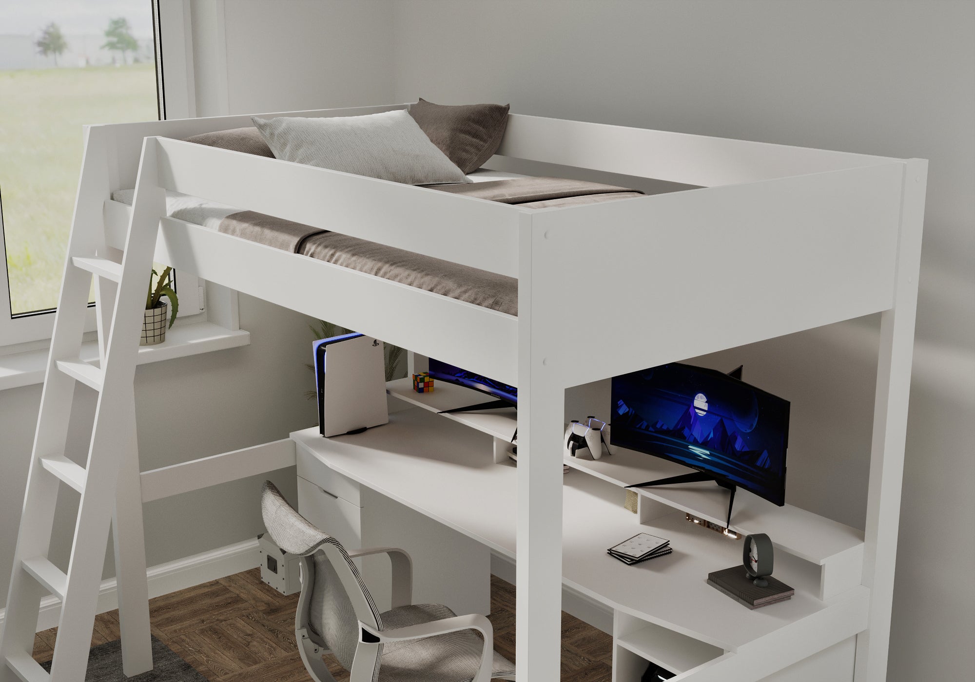 elite-solid-wood-gaming-high-sleeper