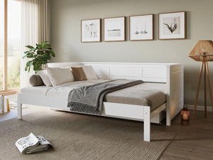 Erika White Guest Bed with Trundle