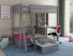Estella Highsleeper + Sleeptight Pocket Sprung Mattress Bundle