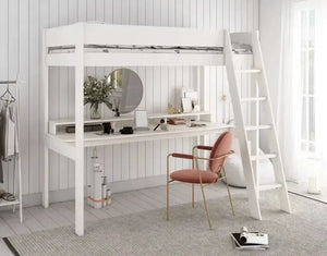 Estella White High with Gaming Desk