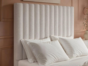 Everley Boucle Cream Ottoman