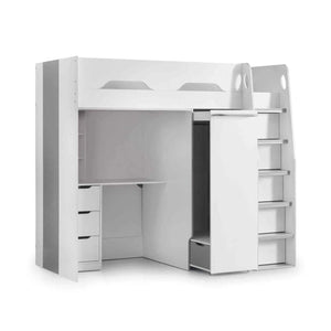 Explorer White Loft Bed