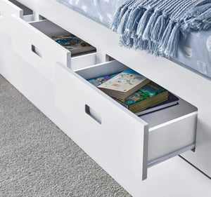 Florence White Guest Bed with Optional Trundle